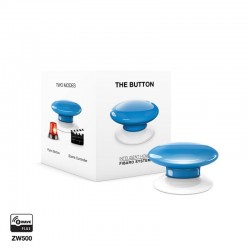 FIBARO - Bouton Connecté Bleu The Button Z-Wave Plus