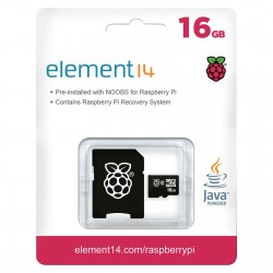 TRANSCEND - Carte MicroSDHC Raspberry Pi NOOBS 16Go Classe 10
