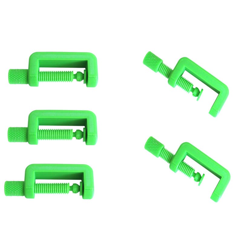 EDI - Lot de 5 serre joint en PLA couleur vert