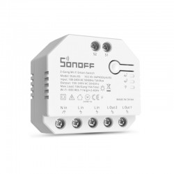 SONOFF - Commutateur intelligent WIFI 2 canaux et mesure consommation