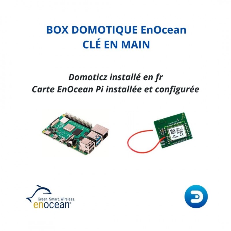 PACK EDI - Pré-Configurée  Box domotique EnOcean Domoticz