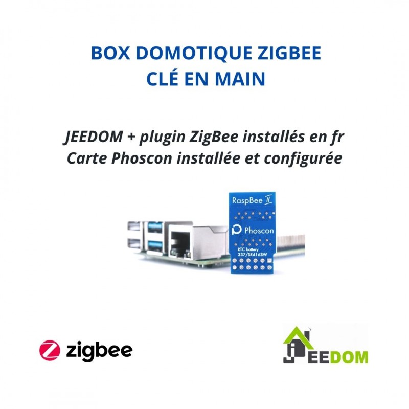 PACK EDI - Box domotique Jeedom et contrôleur ZigBee Pré-Configurée