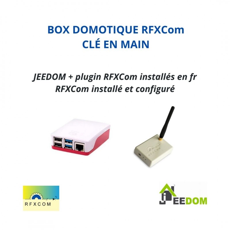 PACK EDI - Box domotique Jeedom et RFXCom Pré-Configurée
