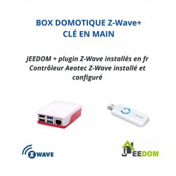 PACK EDI - Plus Pré-Configurée Box domotique Z-Wave Plus Jeedom