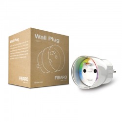 FIBARO - Wall Plug Module prise commutateur Z-Wave+ avec mesure d'énergie