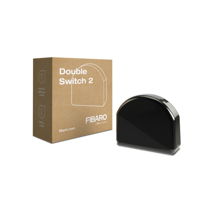 FIBARO - Double Switch 2 Micro-module commutateur double Z-Wave+