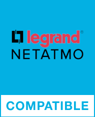 LEGRAND - Interrupteur double connecté Blanc Céliane With Netatmo